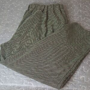 Nine West Classic Black and White Women's relaxed cropped pants size XL